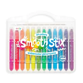 Ooly - Smooth Stix Watercolor Gel Crayons - Set of 24