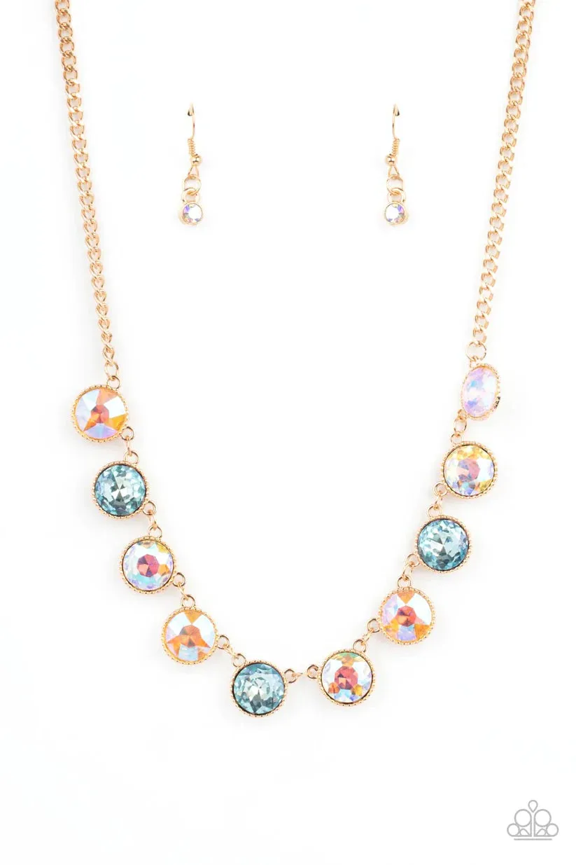 Paparazzi Mystical Majesty! Multi Necklace & Earring Set