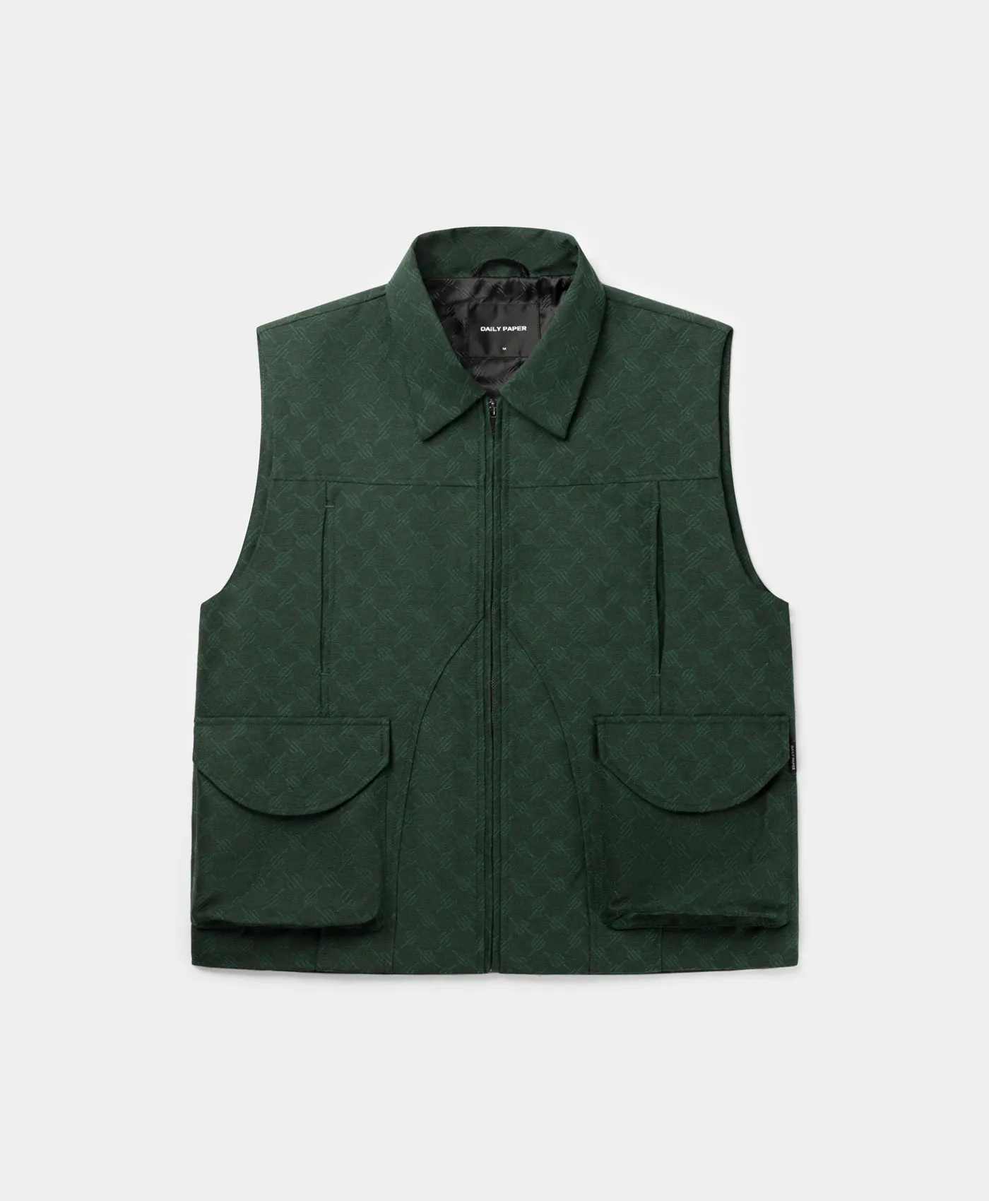 Pine Green Benji Monogram Vest