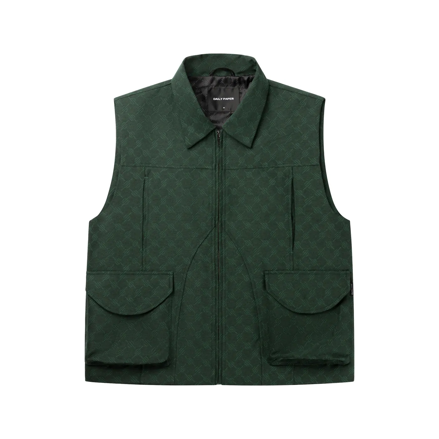 Pine Green Benji Monogram Vest