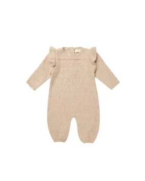 Quincy Mae - Shell Long Sleeve Mira Knit Romper