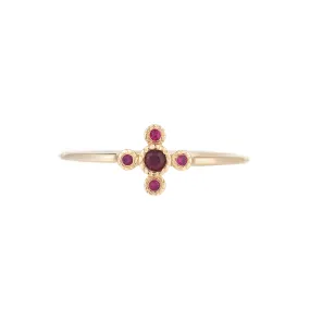 Ruby Flora Ring