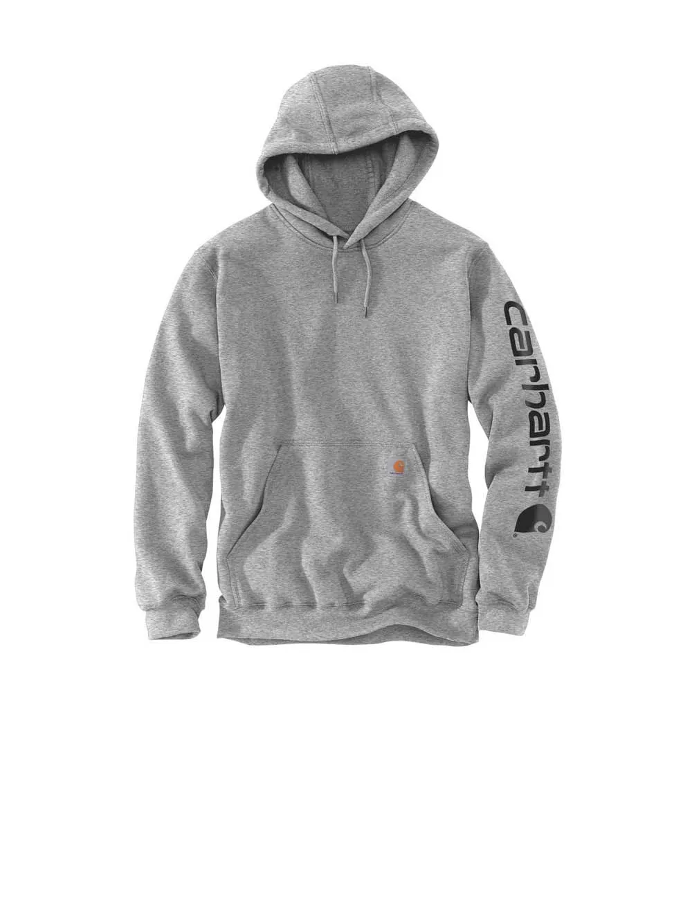 Sleeve Logo Hoodie Sweats - Heat Grey/Black