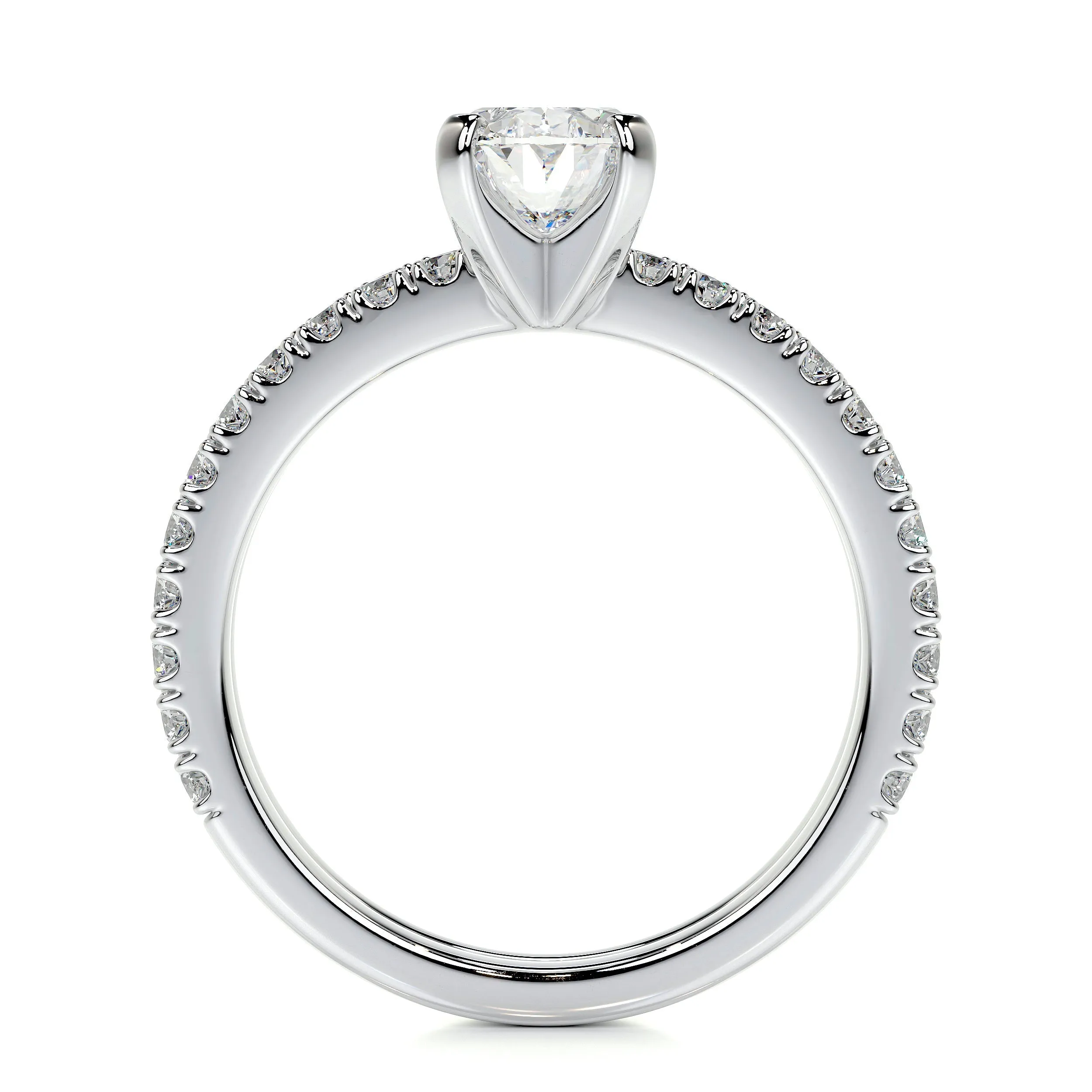 Stephanie Lab Grown Diamond Bridal Set -18K White Gold