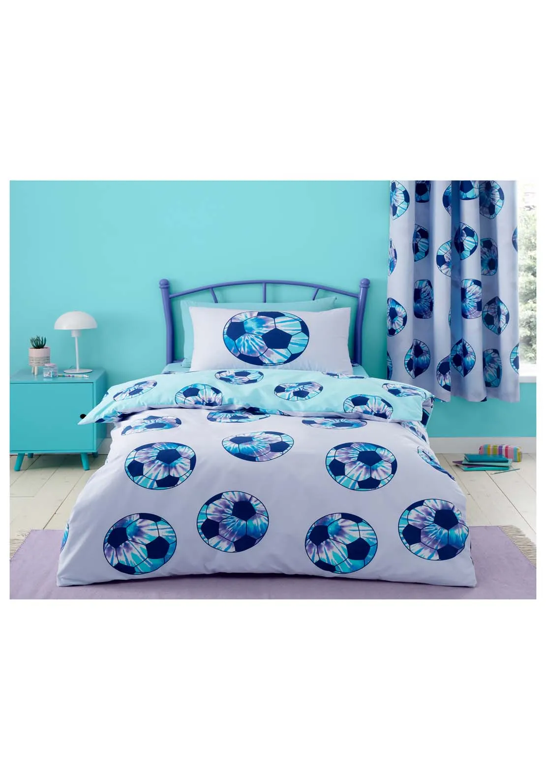 Tie Dye Football Duvet Cover Set