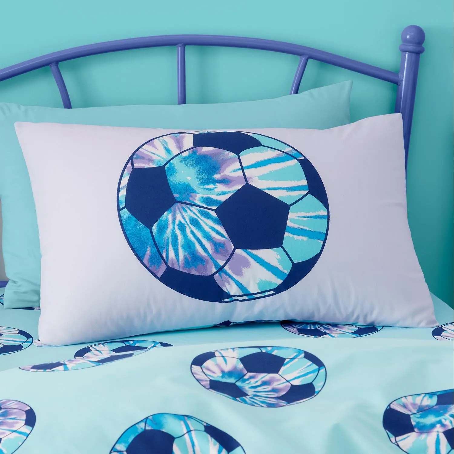 Tie Dye Football Duvet Cover Set