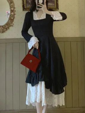 Victorian-Style Dress With Laces