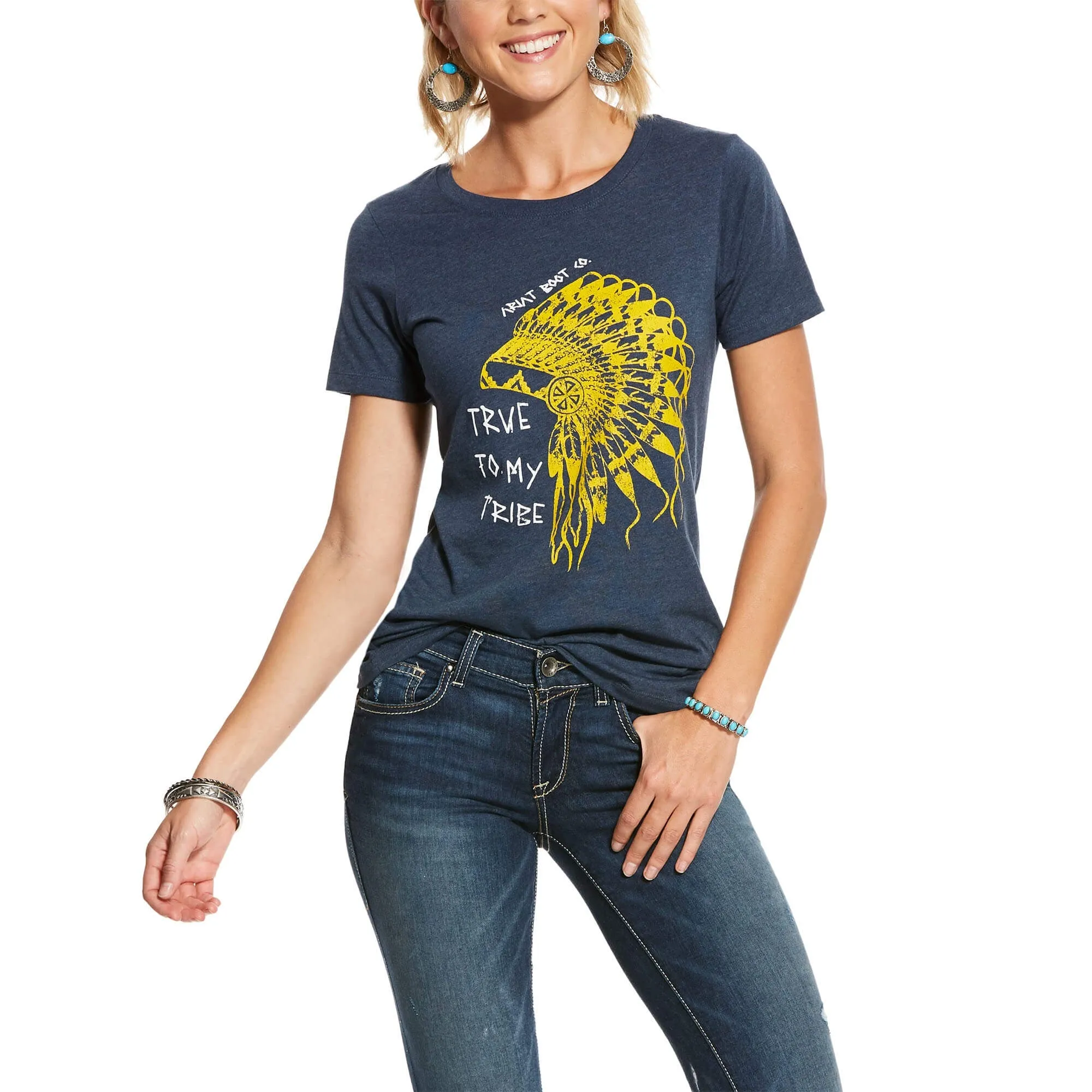 Women's Ariat Navy Tribe T-Shirt