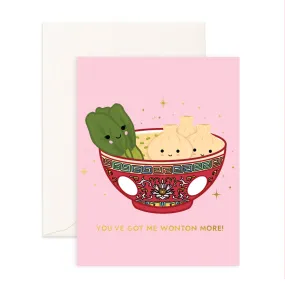 Wonton More - Greeting Card